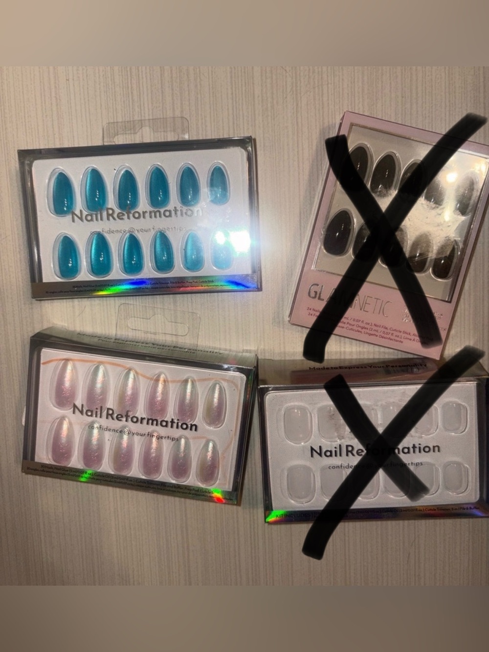 NWT Nail Reformation & Glamnetic Nail Kits